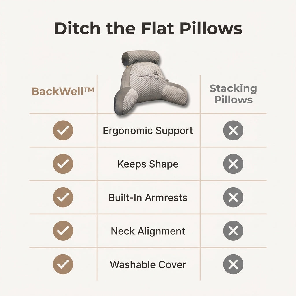 BackWell ergonomisch leeskussen