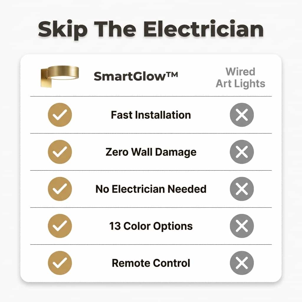 SmartGlow draadloze wandlamp