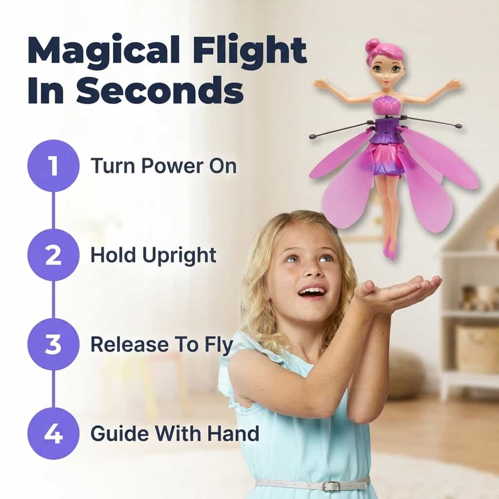 MagicFly interactieve vliegende fee speelgoed