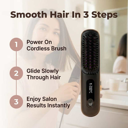 FrizzGuard draadloze stijltang
