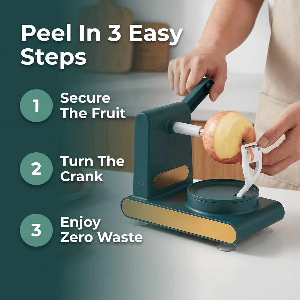 EasyPeel™ ergonomische fruitschiller