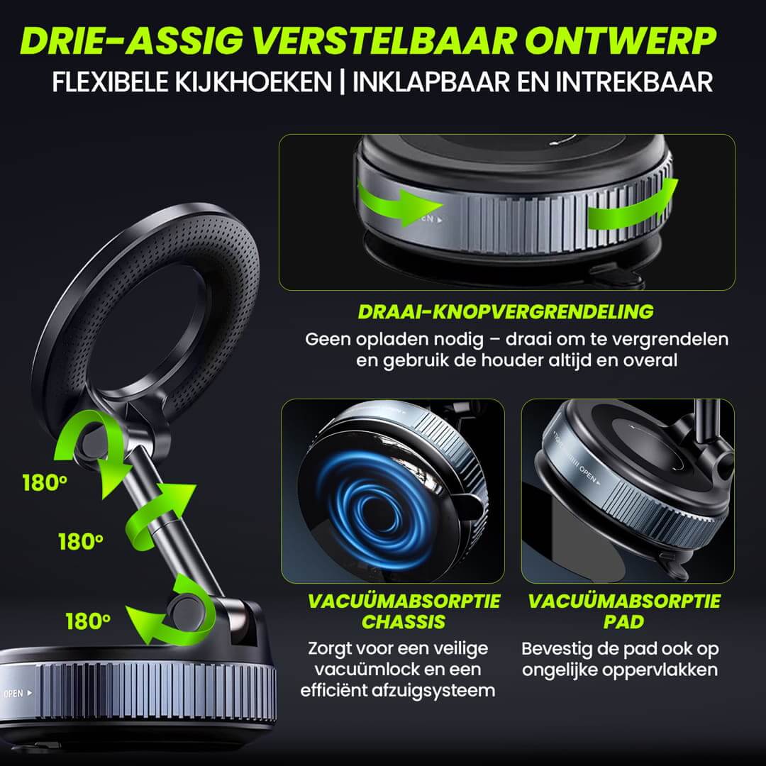 VacMount Elite magnetische telefoonhouder