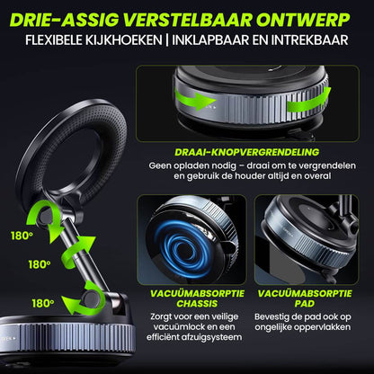 VacMount Elite magnetische telefoonhouder