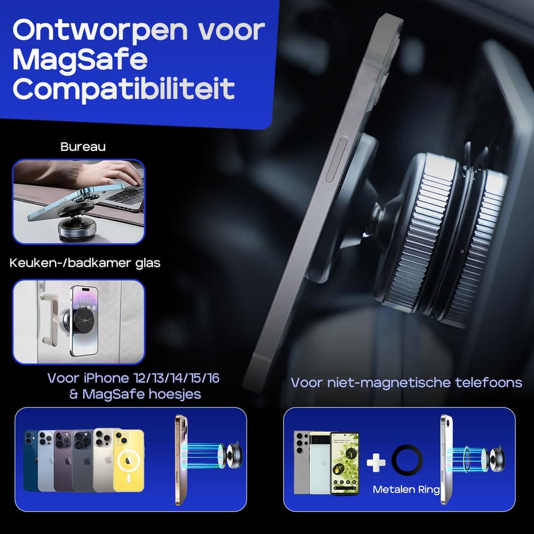 VacMount 360° vacuüm zuignap telefoonhouder