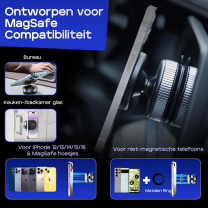VacMount 360° vacuüm zuignap telefoonhouder