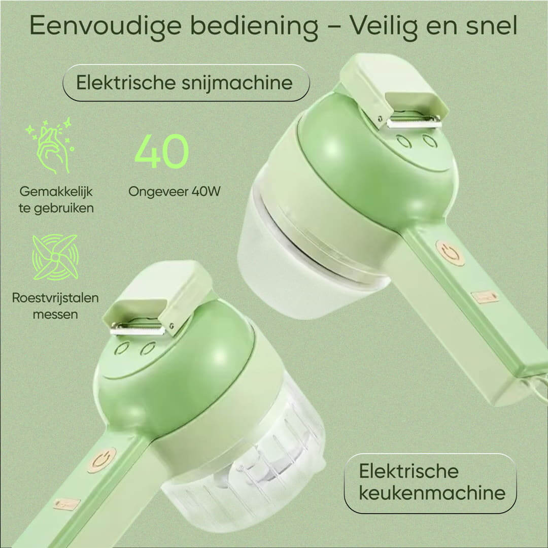 ChopMaster Pro draadloze elektrische voedselsnijder