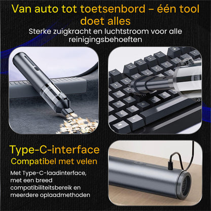 PocketJet Duo draadloze stofzuiger en blazer