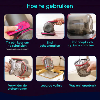 Clean Buddy UV-mijt- en stofreiniger