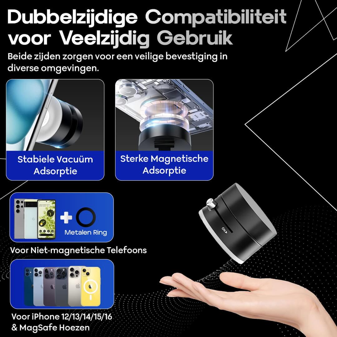 VacMount Plus 360° vacuüm zuignap telefoonhouder