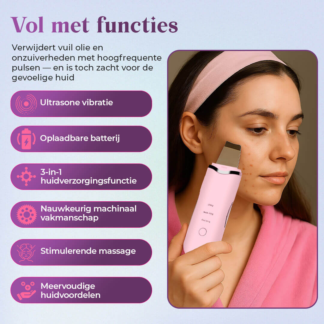 DermaSonic Pro ultrasone gezichtsreiniger
