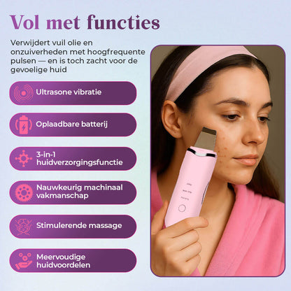 DermaSonic Pro ultrasone gezichtsreiniger