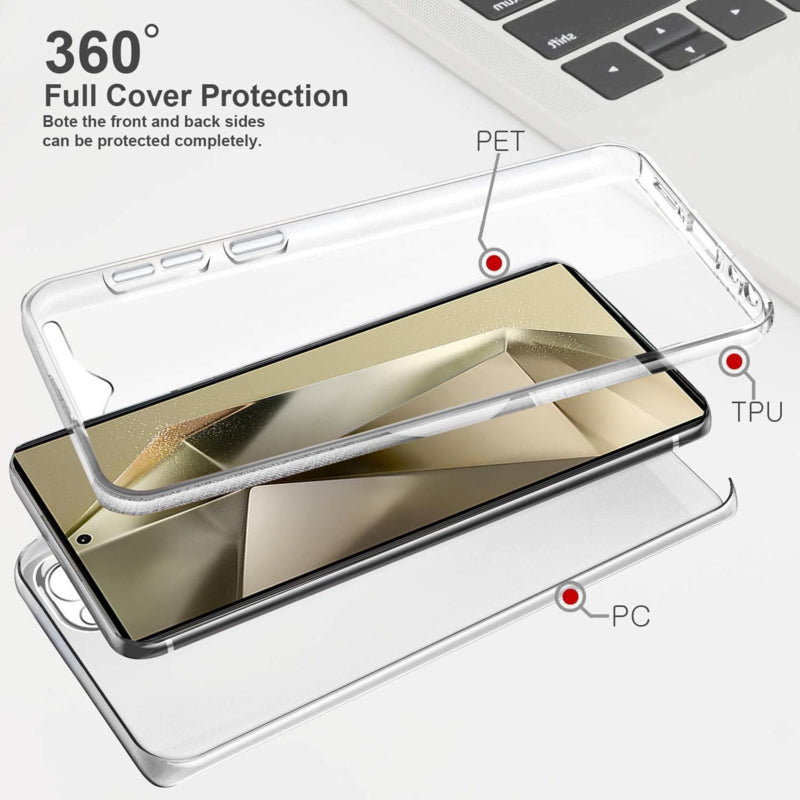 Galaxy S24 Ultra 360° Ultra Clear Hybrid hoesje
