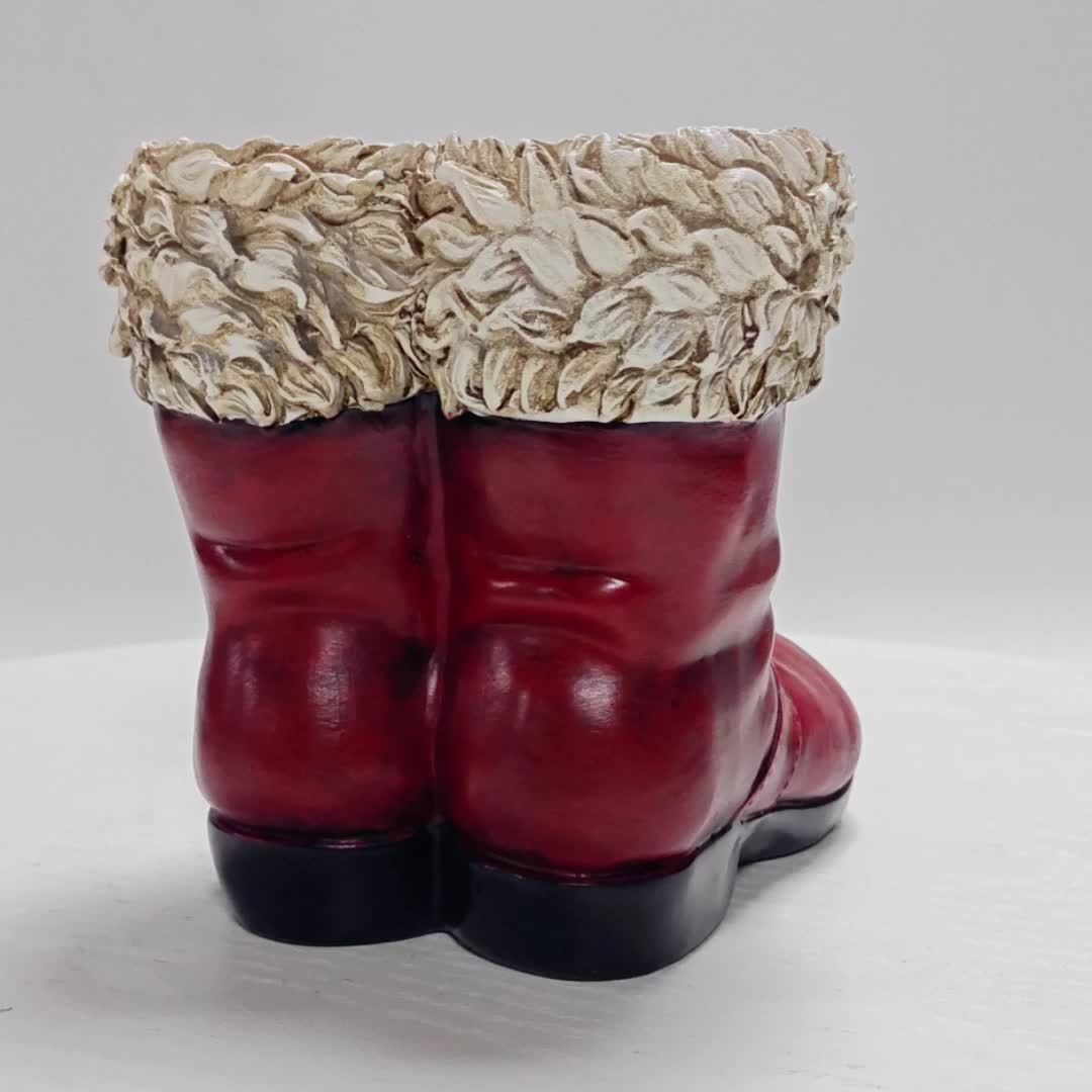 SantaBoots decoratieve vaas
