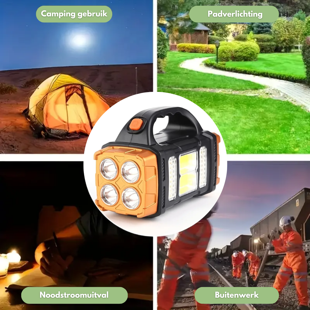 SolarBeam 3-in-1 Noodzaklamp