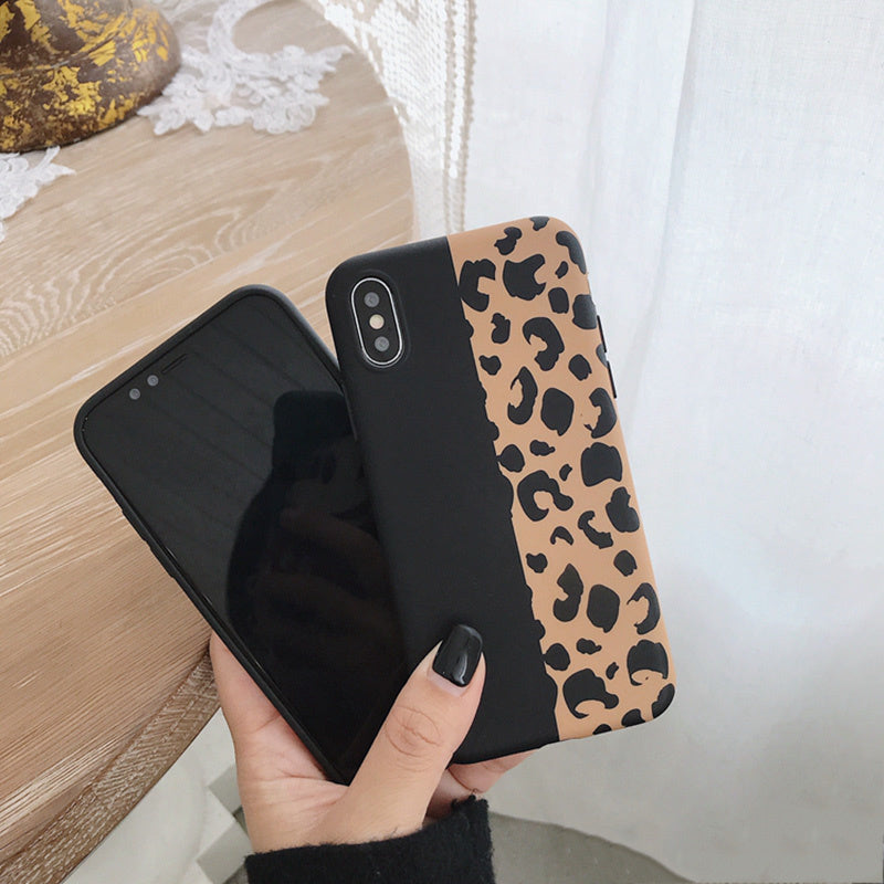 iPhone Xs Max Soft TPU Hoesje Luipaard Print