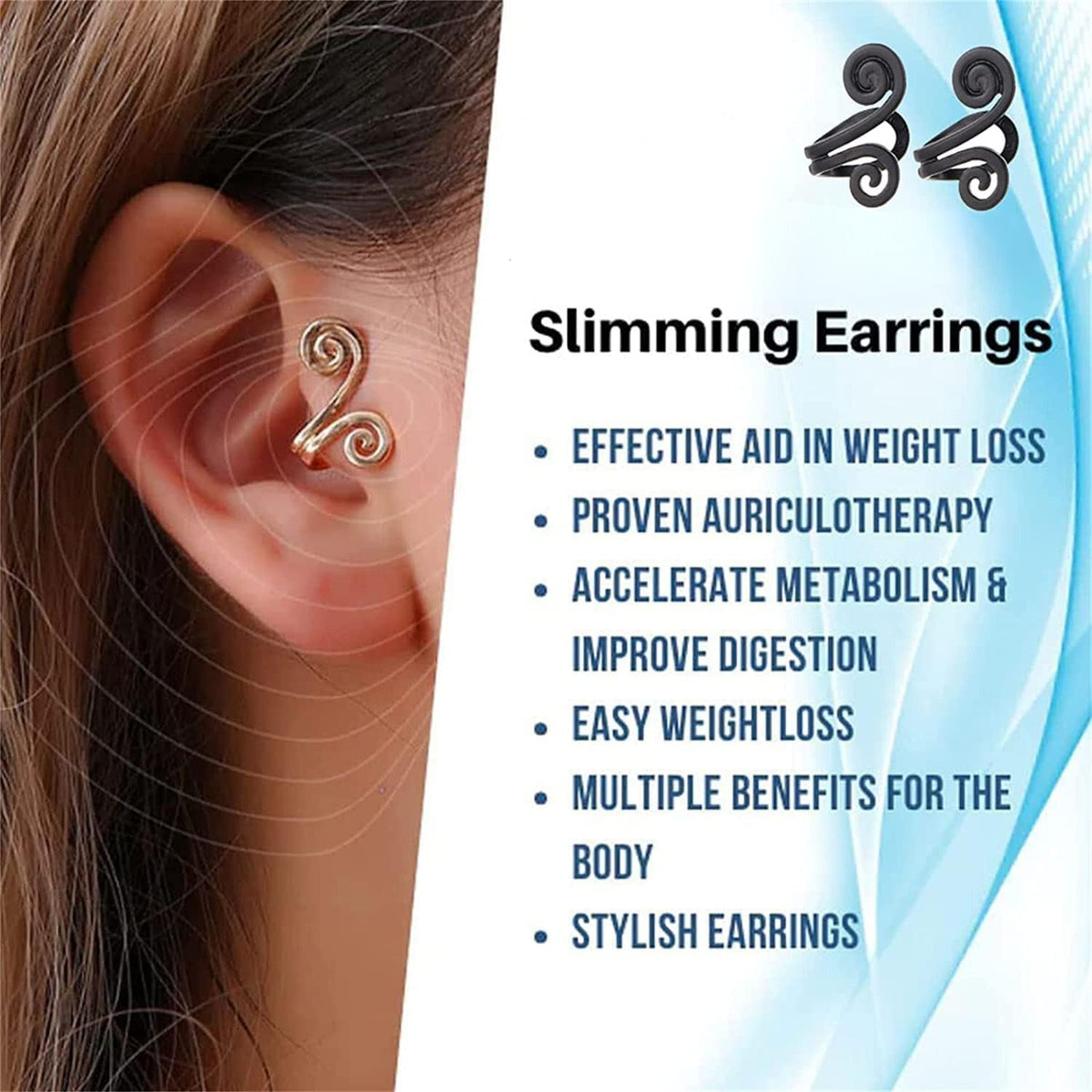 SlimEarrings acupressuur oorbellen