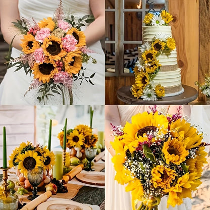 Odior kunst zonnebloemen boeket
