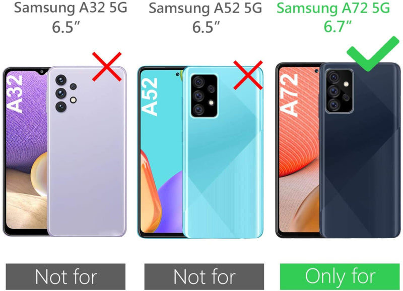 Galaxy A72 360° Ultra Clear Hybrid Hoesje