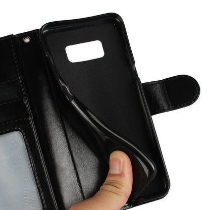 Galaxy S8 leren portemonnee hoesje