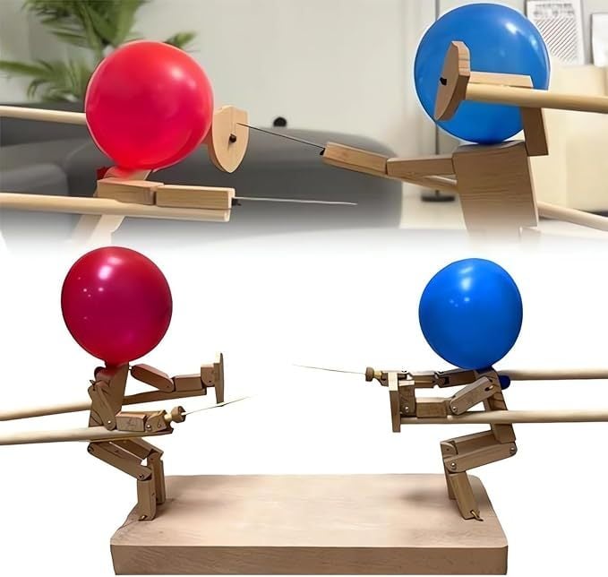 FenceCraft houten schermpop vechtspel