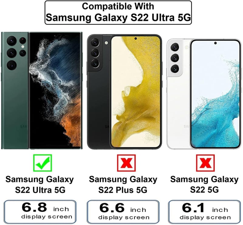 Galaxy S22 Ultra transparant TPU hoesje