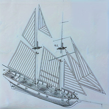 Harko houten klassieke zeilboot bouwpakket