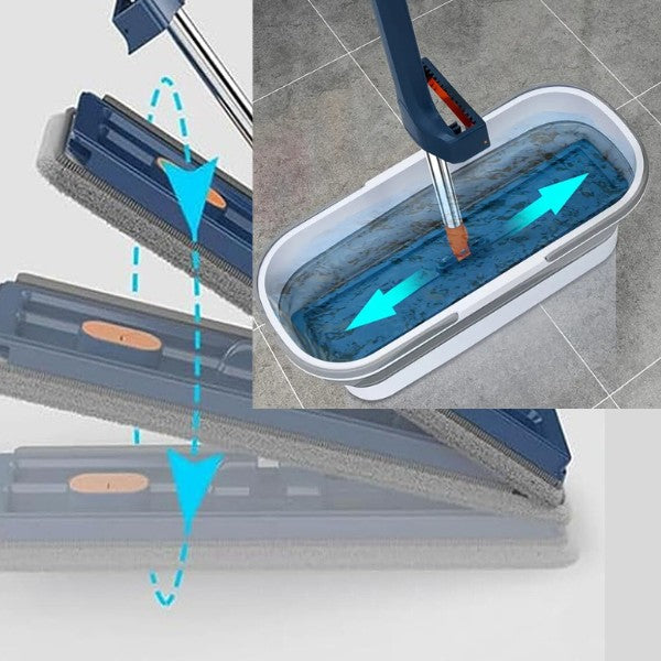 Cleansyra zelfuitwringende 360° vloerwisser