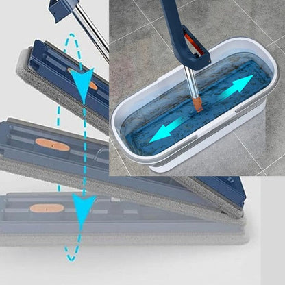 Cleansyra zelfuitwringende 360° vloerwisser