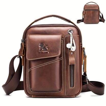 LionCarry leren crossbody handtas