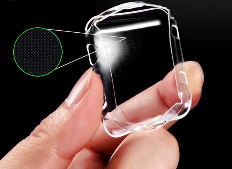 Apple Watch 7/8/9 transparant TPU hoesje