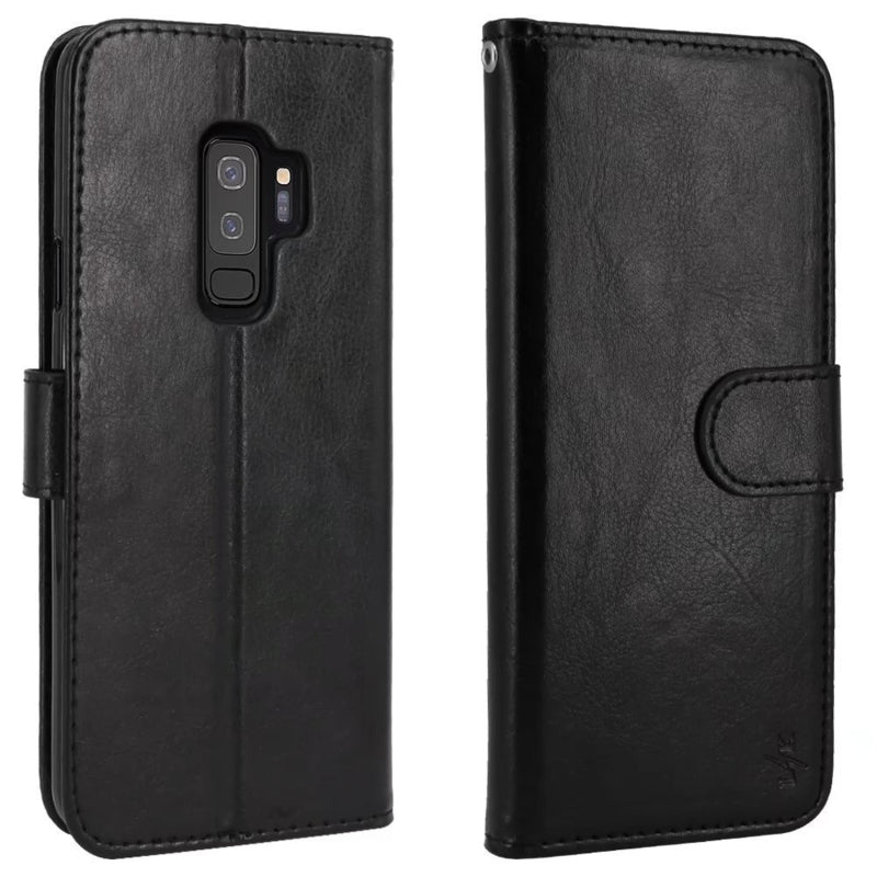 Galaxy S9 leren portemonnee hoesje