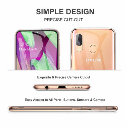 Galaxy A40 transparant TPU hoesje