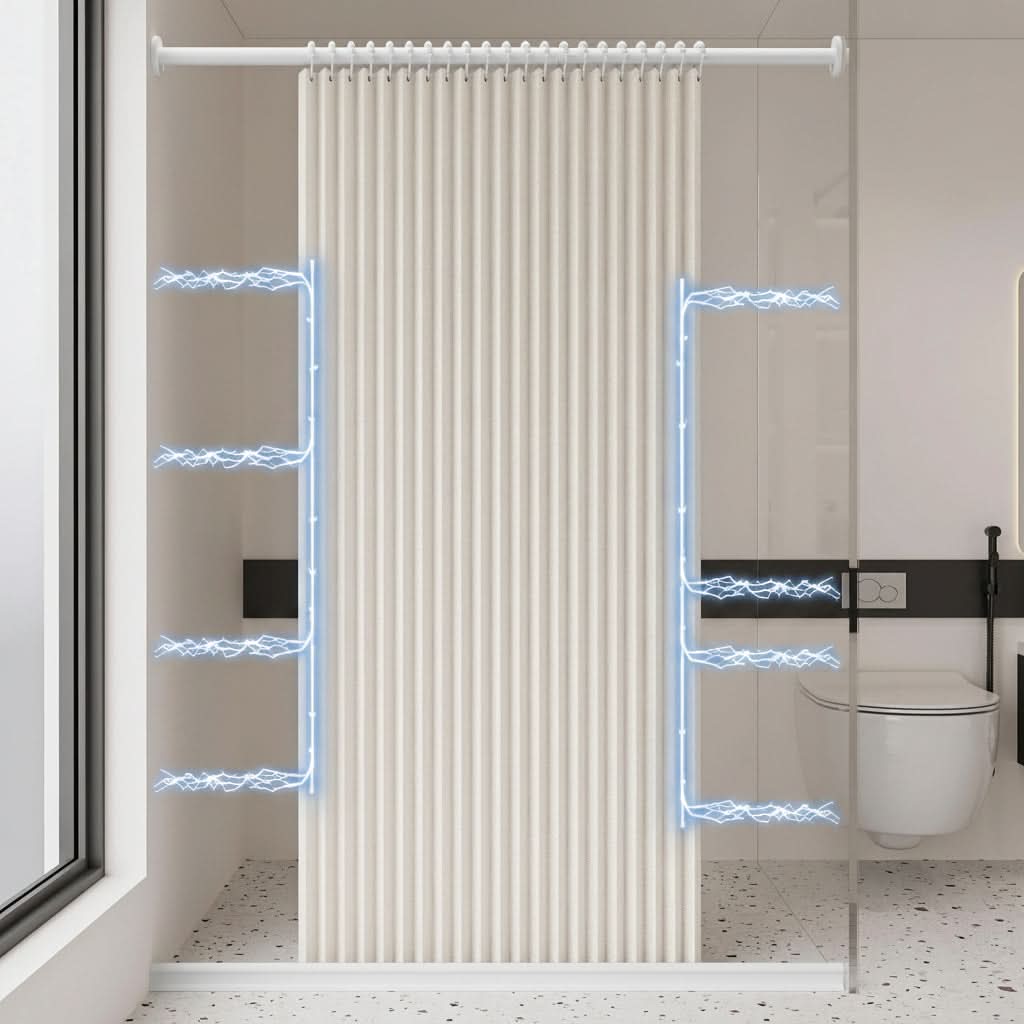 Vouwbare Doucheafscheiding met Magnetische Sluiting