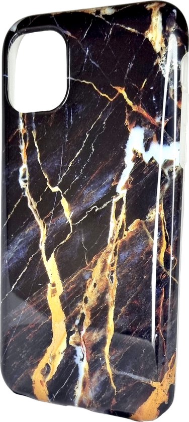Lennexo Luxe Marmer Siliconen Hoesje voor iPhone 12