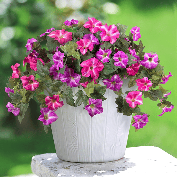 Lifelike kunstpetunia's weerbestendige bloemen