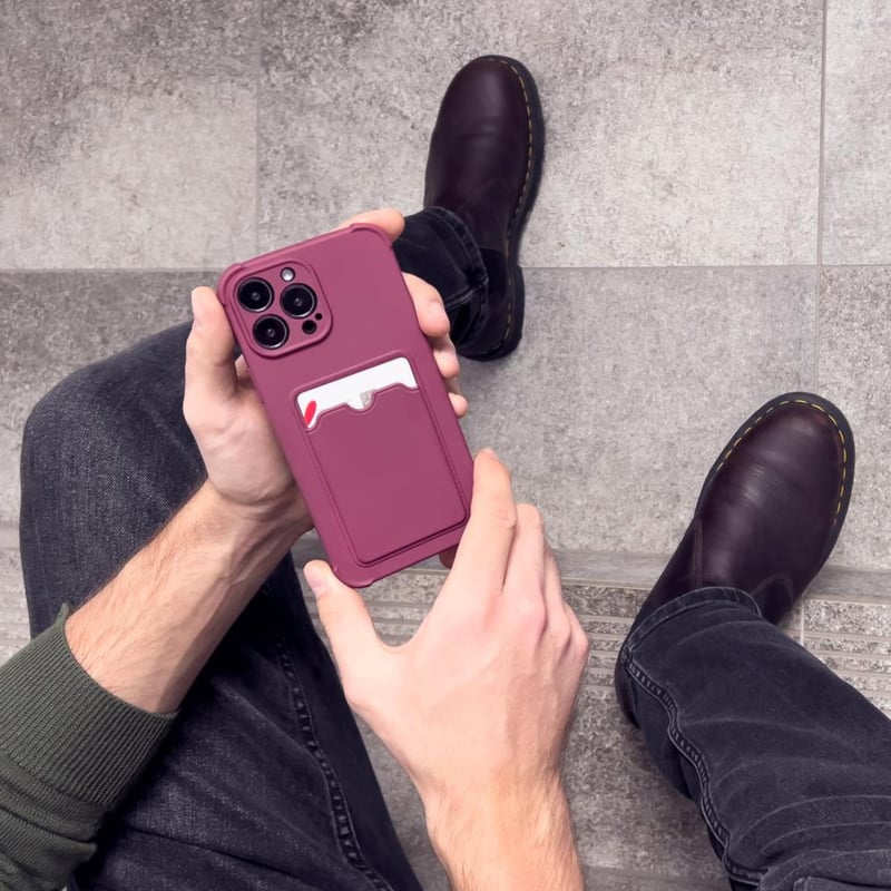iPhone 13 Pro TPU hoesje met pasjesvakje