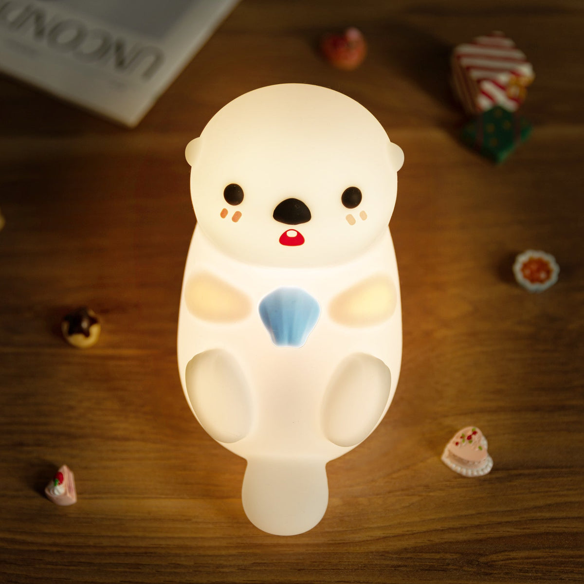 Lumio Cheeky Otter nachtlamp van siliconen