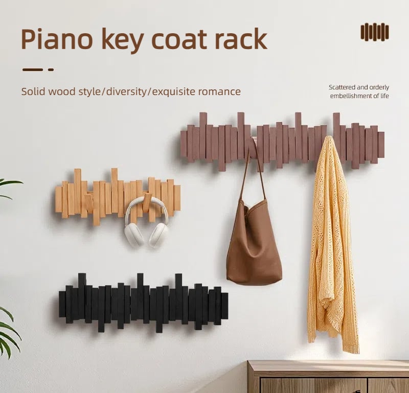 SonataRack™ houten wandkapstok