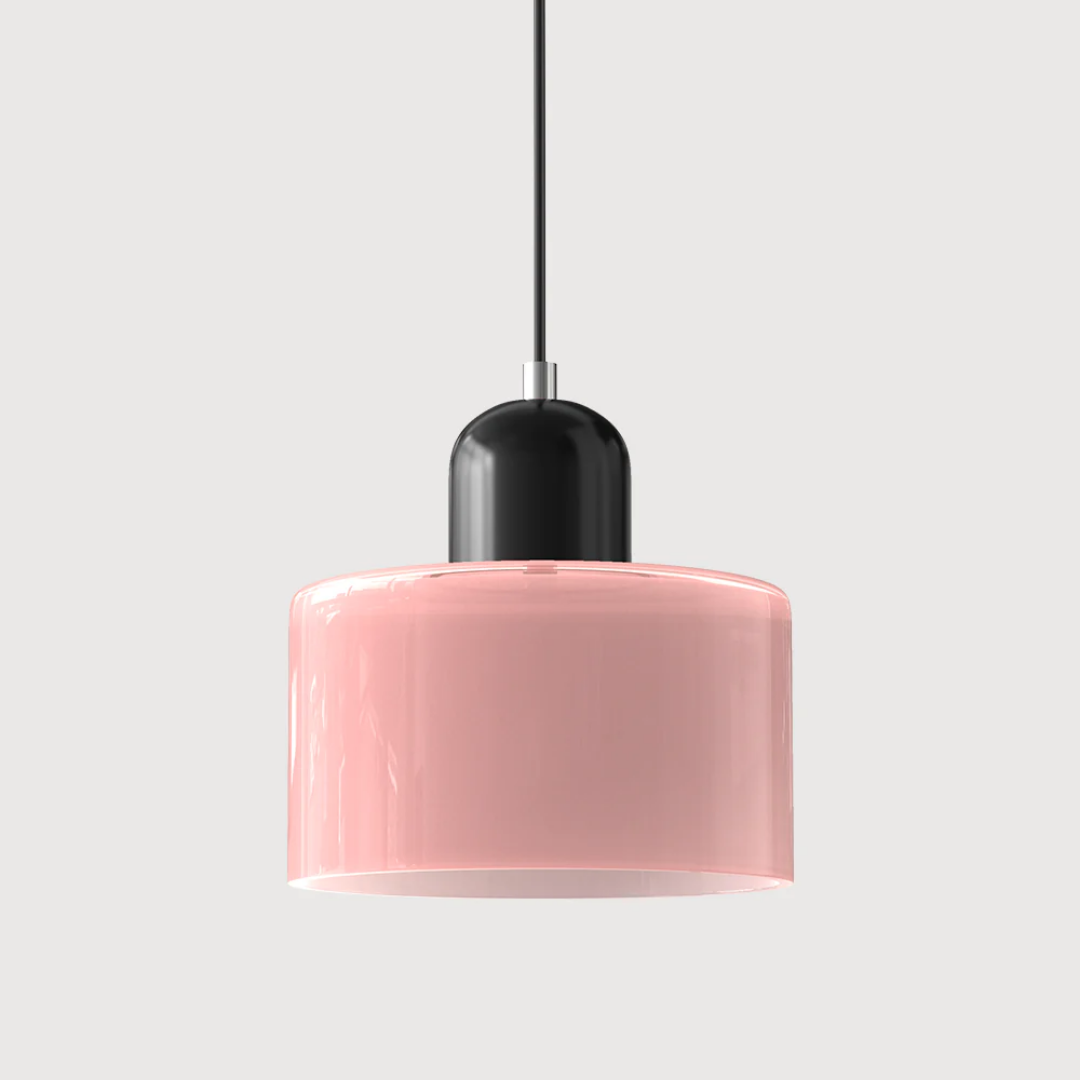 Retro Glazen Hanglamp