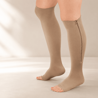 VEINZIP compressiekousen met ritssluiting