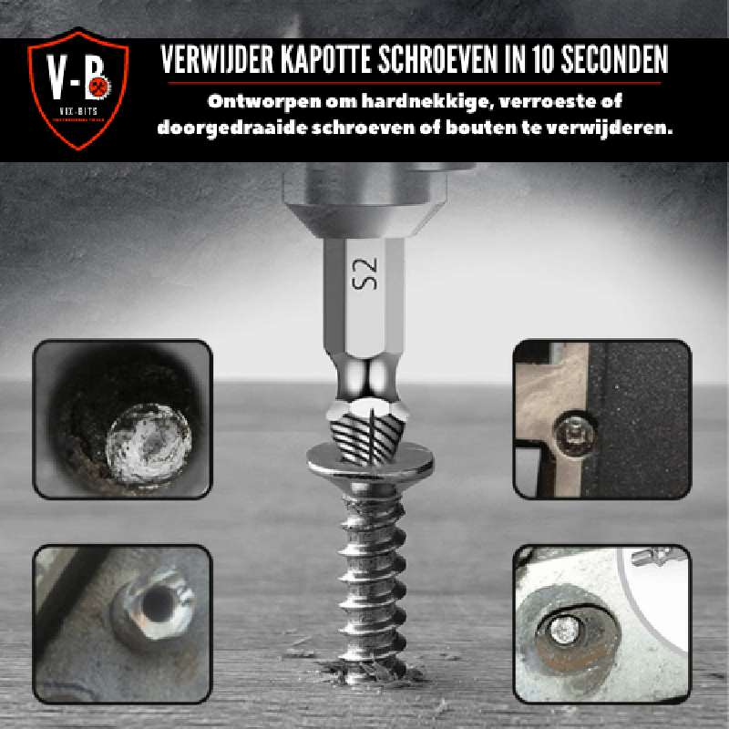 Vix-Bits dolle schroef verwijderaar set