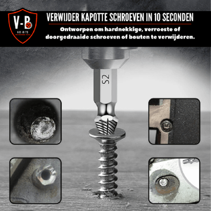 Vix-Bits dolle schroef verwijderaar set