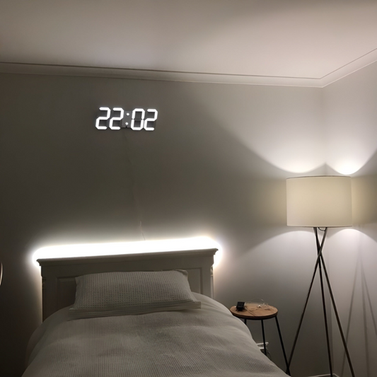 3D LED Digitale Klok met Helderheidsregeling