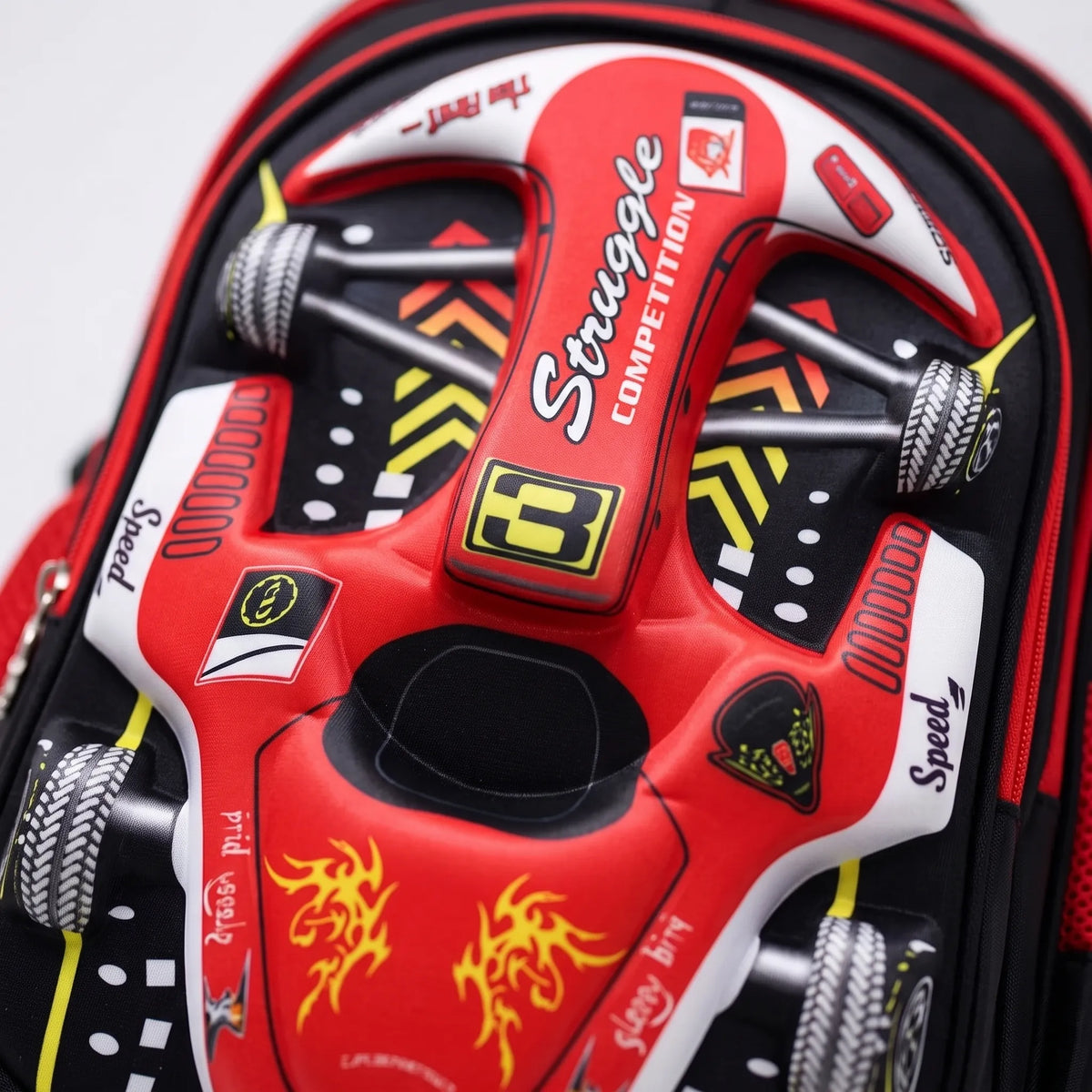 3D Raceauto Kinderrugzak