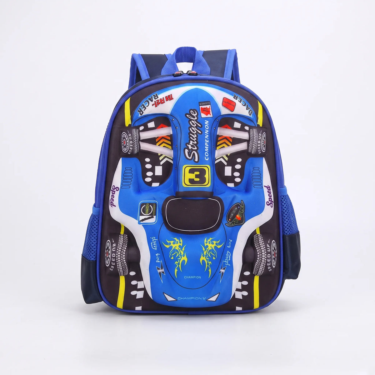 3D Raceauto Kinderrugzak