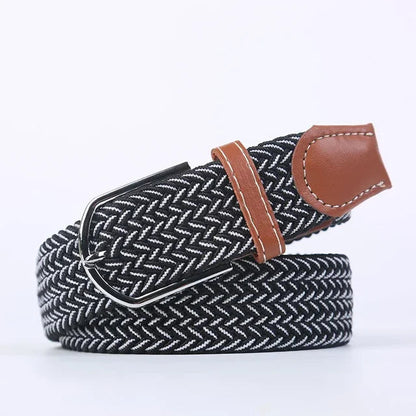 StretchBuckle elastische faux lederen riem