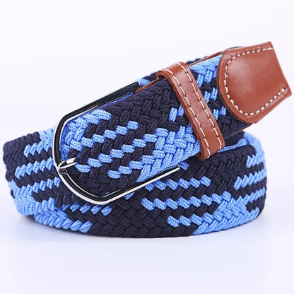 StretchBuckle elastische faux lederen riem