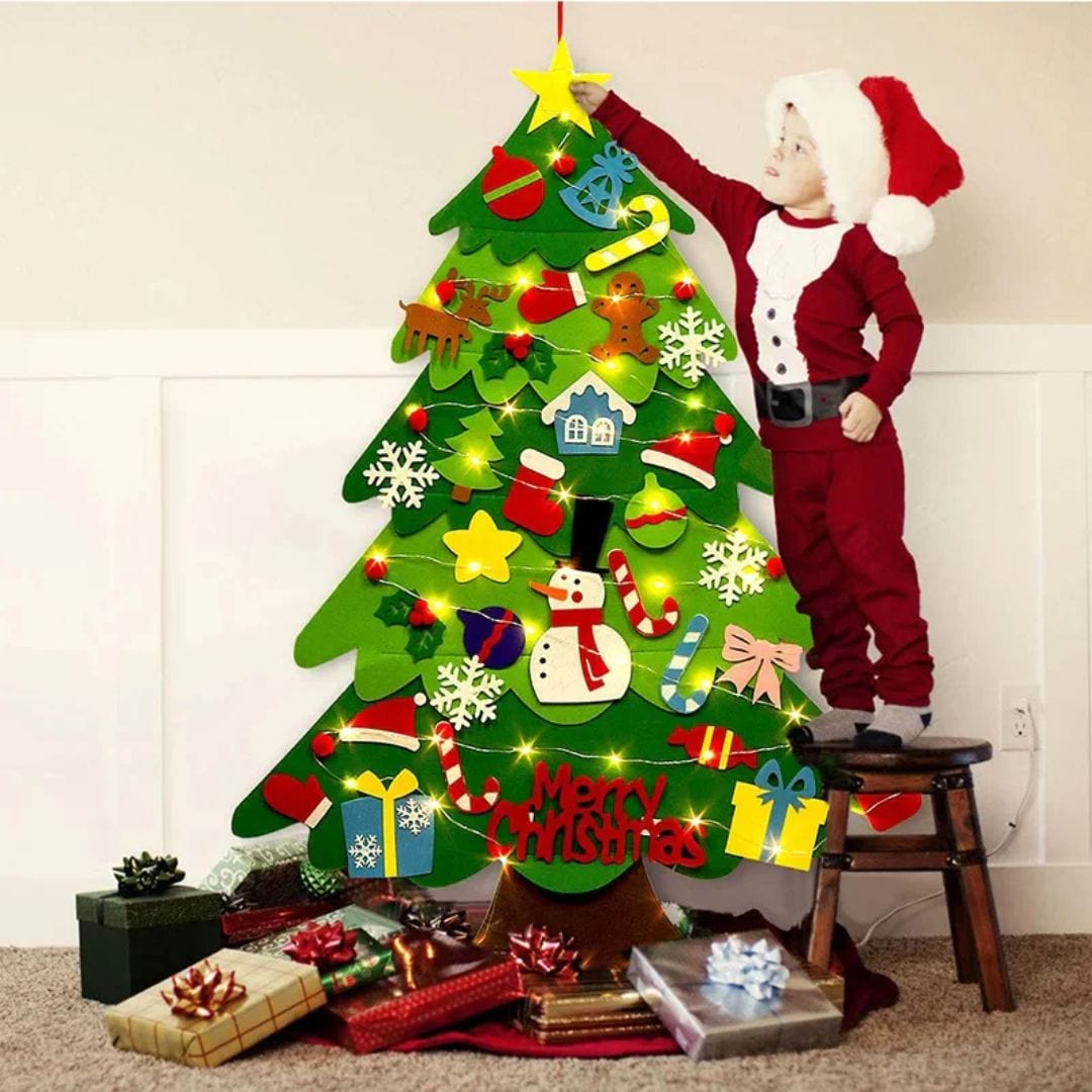 OrnaFun vilten kinderkerstboom
