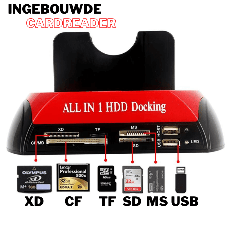 Alles-in-1 Harde Schijf Docking Station