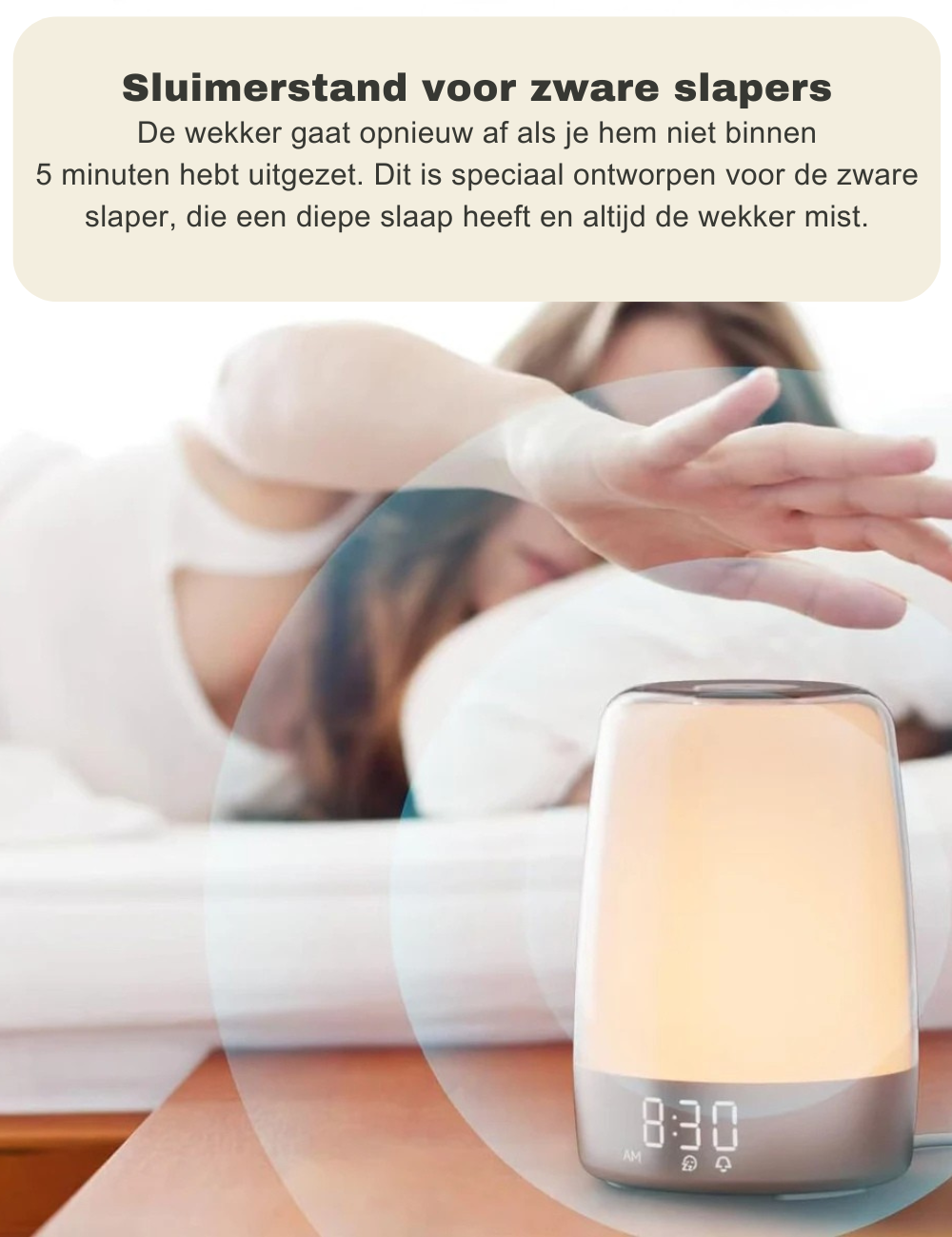 LumaRise zonsopgang wekkerlamp